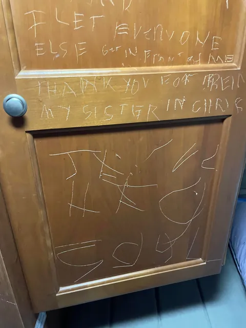 My aunt’s boyfriend took shrooms and vandalized my RV. 