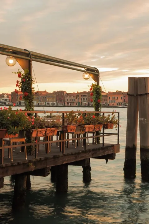 Sunny autumn day in Venice