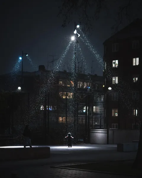 ITAP of my son in snow light.