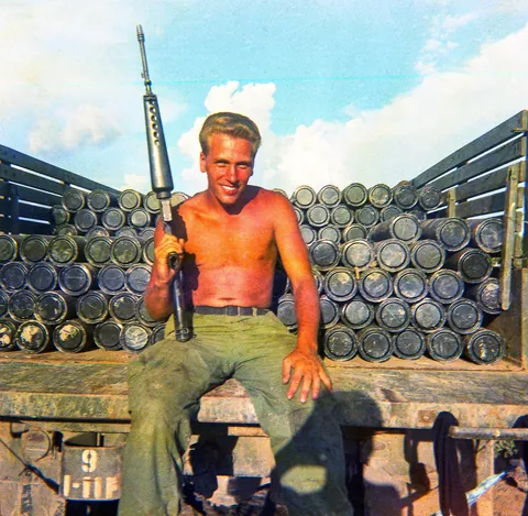Some of my late uncles photo's from 1968 after he was drafted into the U.S. Army and sent to Vietnam. Photos are from his time in training and from after he was sent Vietnam. He can be seen in photos 1, 2, 6, 7, 8, 10, 12, 14, 15, 18, and 20.