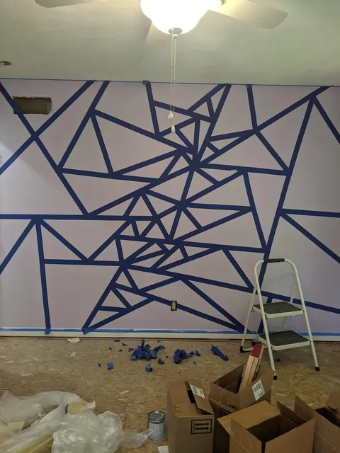 Painted a wall for my daughters ⚡