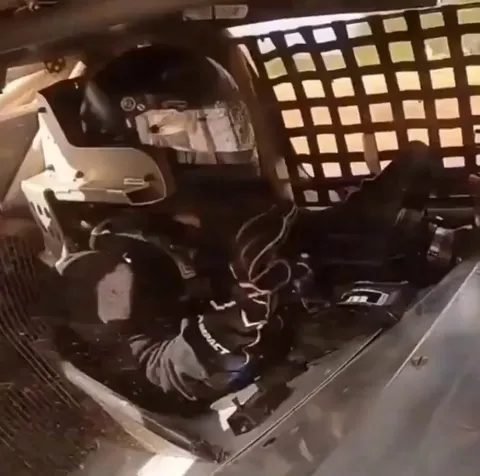 Rally Driver's peel off helmet Visor