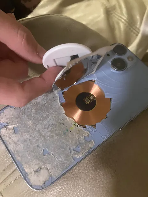 Wife tried to take decade old Pop Socket off of her phone and straight scalped her shit