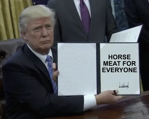 Let them eat horse