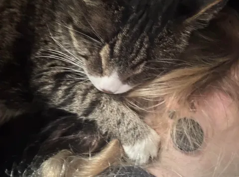 Sometimes it makes me really sad when I think about how long he was in a shelter.