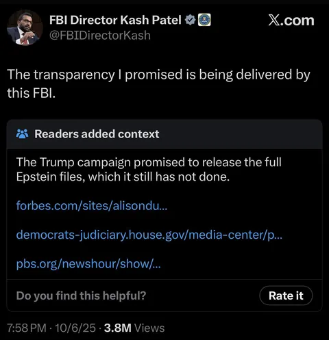 The worst FBI Director in history Got Noted. I hope no innocent people get arrested for this…