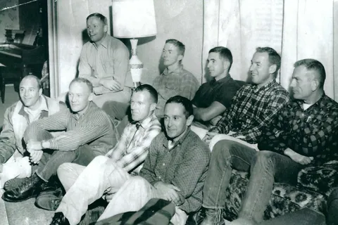 Before "One Small Step for Man", nine of the eleven astronauts were on a hunting trip in Frankfort, KS on November 20, 1967.