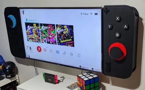 I built the New Nintendo Switch 2 cabinets for my son's TV