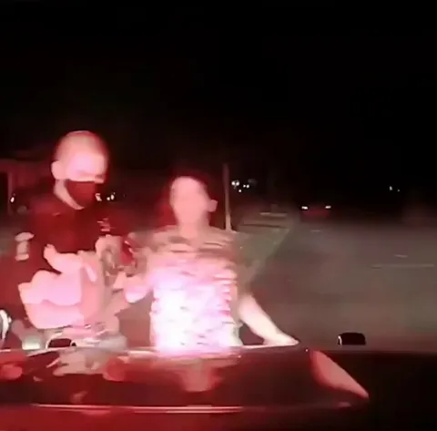 A Michigan cop pulled over a reckless driver and ended up saving a choking baby