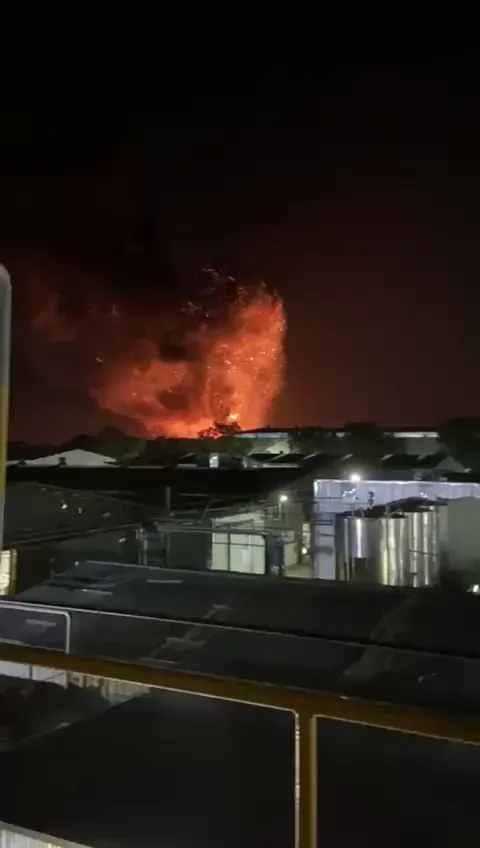 Massive explosion at a Thermoelectric plant in Argentina