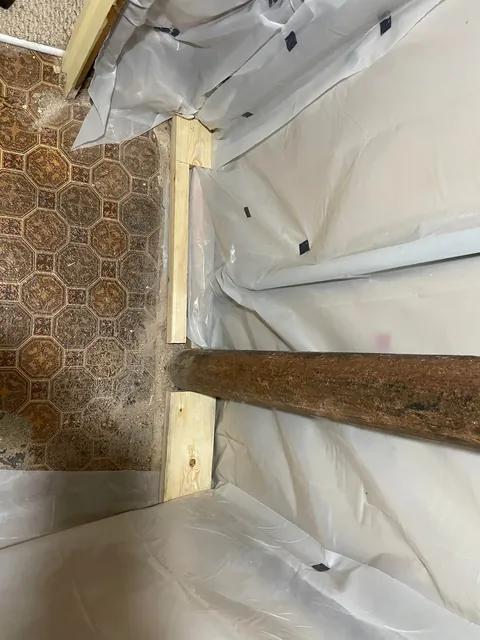 Built a wine closet under some stairs