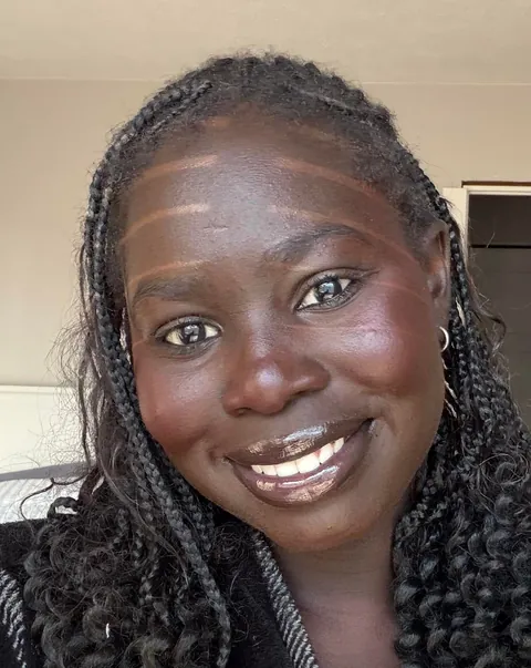 I feel like there is something missing in my makeup. Either my eyebrows or lips don’t match the base. Any suggestions to make them look more polished? Also is the blush too much?
