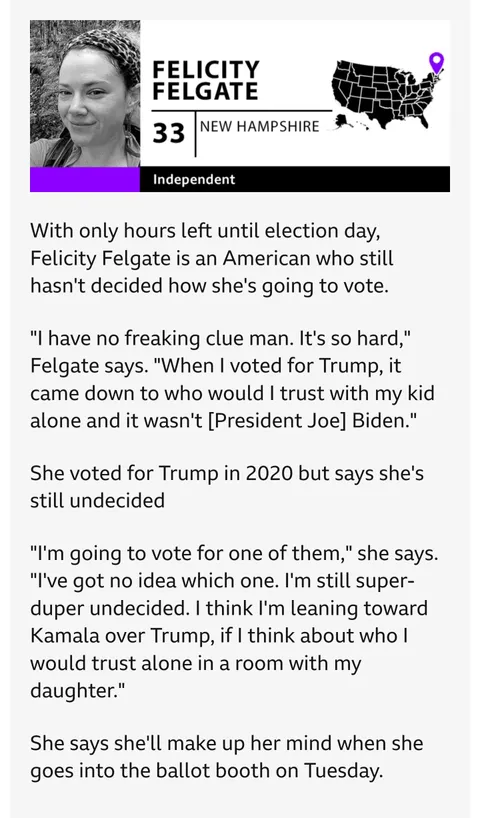 It's people like this who are making the election close