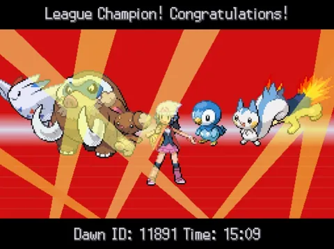 I used Dawn's anime team to beat the game on my first playthrough