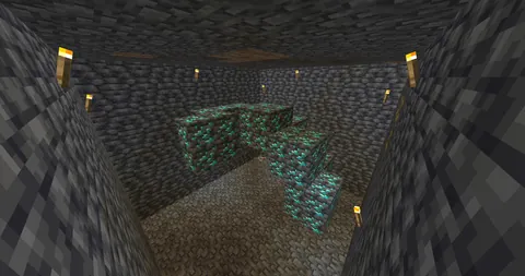 I found a 44 diamond ore vein! 