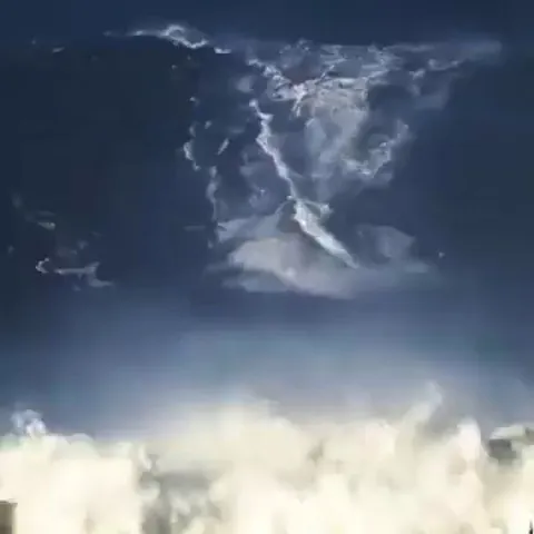 In 2017, Brazilian Surfer Rodrigo Koxa Broke the World Record For Biggest Wave Ever Surfed, with 24,38m. Nazare, Portugal.