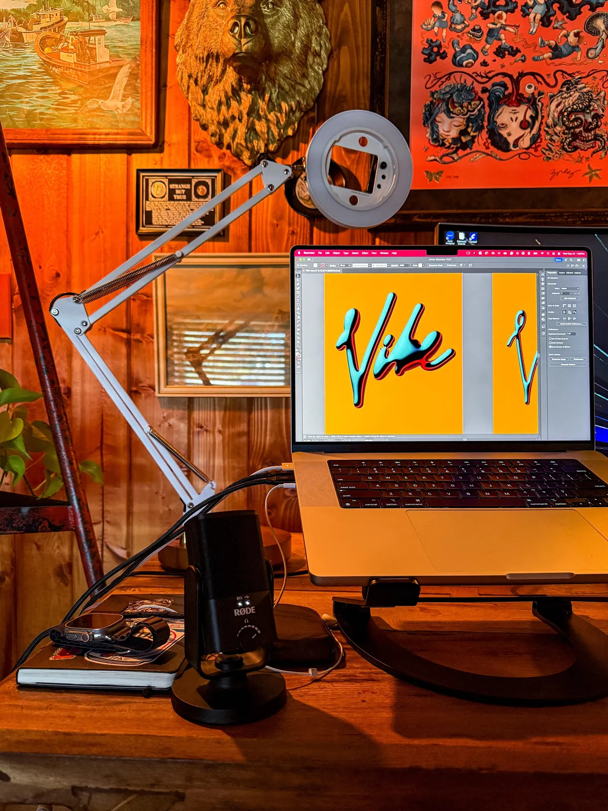 My WFH setup before and after