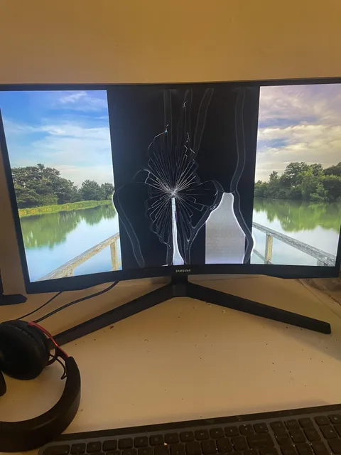 My 10yo son destroyed my Computer screen.