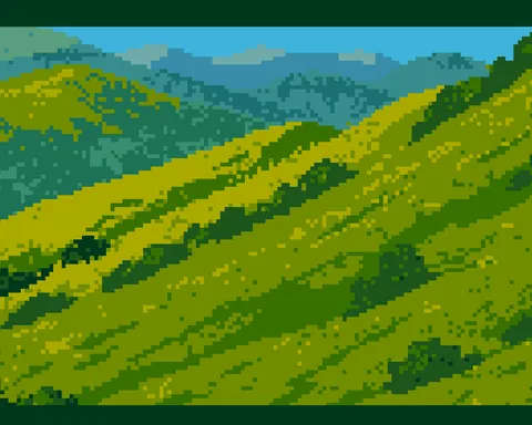 [OC] Green Hills study with MS Paint