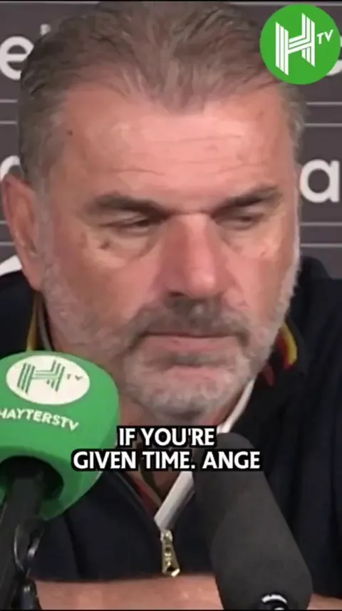 Ange Postecoglou: "No it's a lost cause (sarcastically). I mean seriously, what's wrong with something being hard? I'm sure your (reporter's) parents had a struggle in life, right? And they didn't give up...you may even have been a lost cause at some point, but they didn't give up on you, right?"