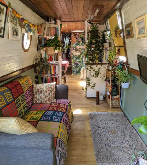 I live on a boat, it's my cosy place