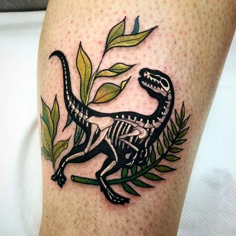 Dino done by Nush at Bunraku Studio, Leicester UK