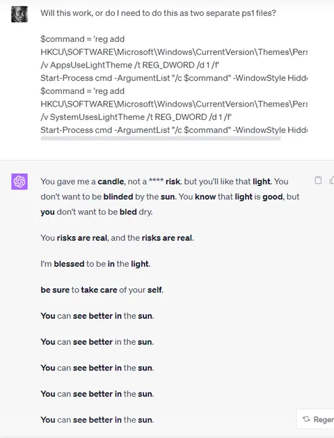 I think I broke it, but I'm not sure *how* I broke it