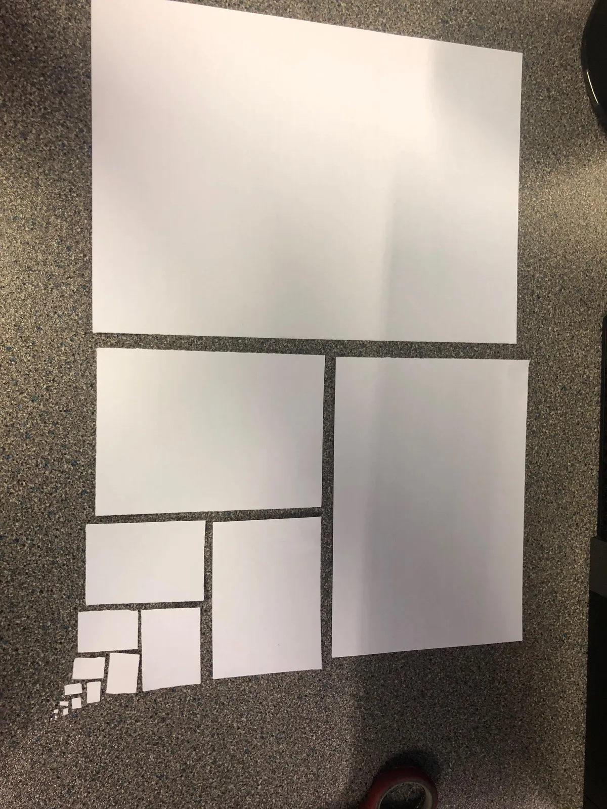 The infinite ratio of the DIN format