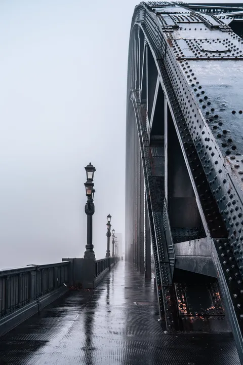 A Misty Bridge In Newcastle upon Tyne