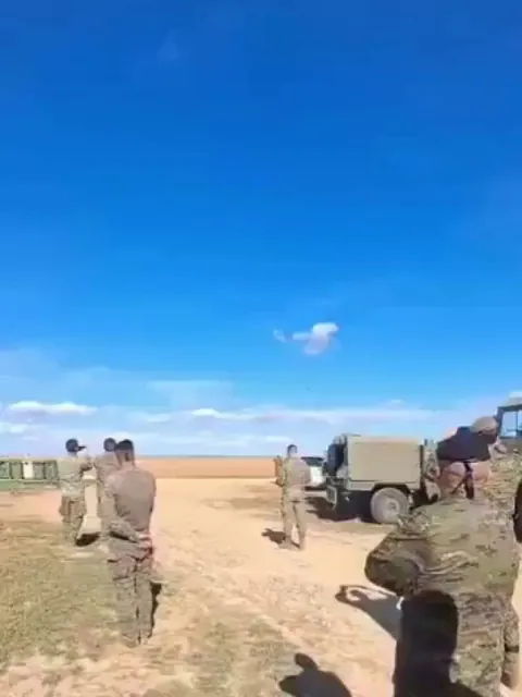 During a Spanish Army exercise yesterday a VAMTAC vehicle had a rigging failure and fell 300 meters being completely destroyed