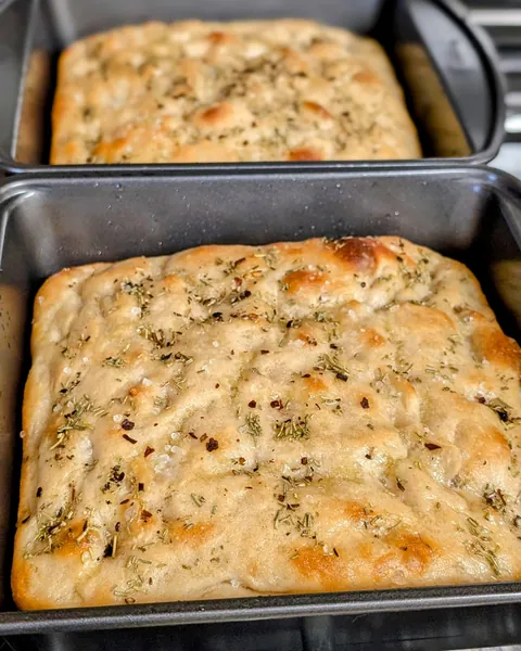[Homemade] Italian sandwich on homemade focaccia