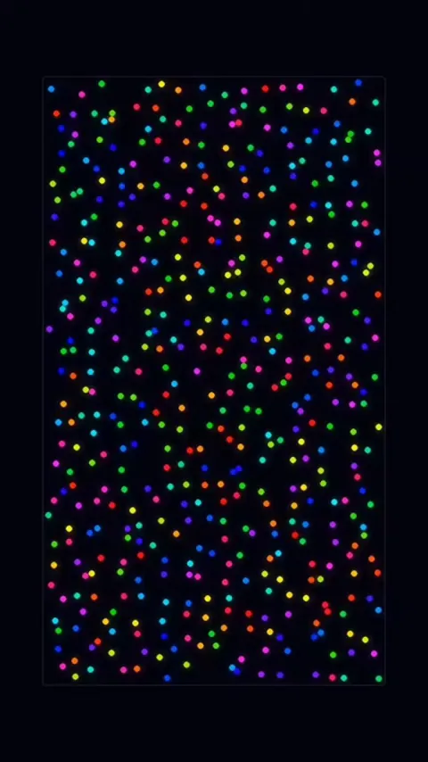 Like colours attract, opposites repel: order out of chaos.