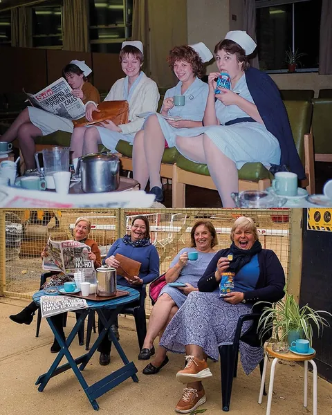 Photographer tracked down people he captured 40 years ago to recriate their photos