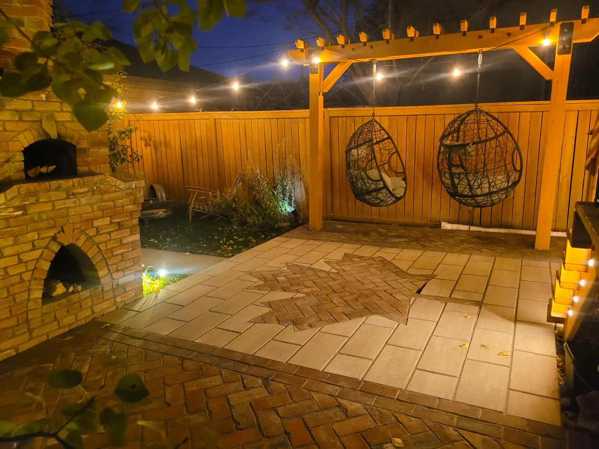 I built a patio to go with my pizza oven