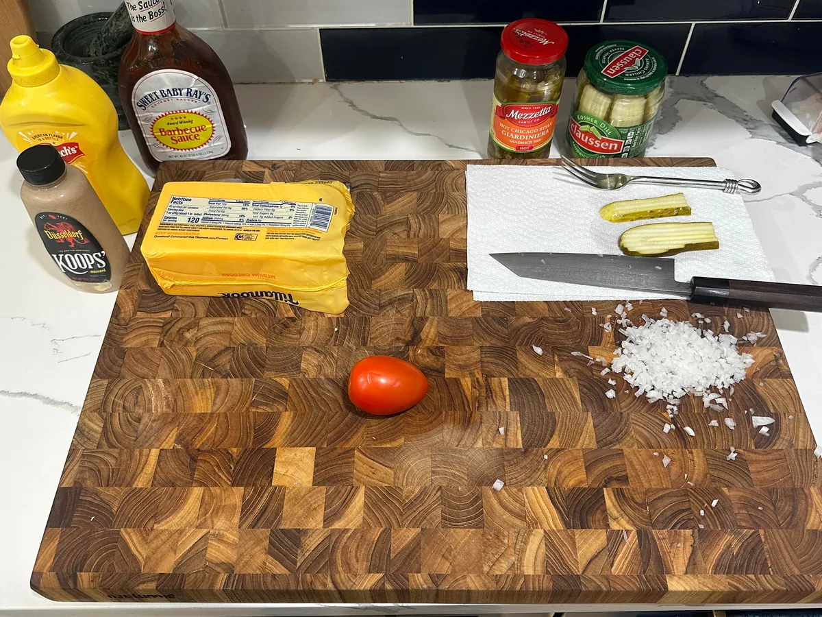 [homemade] onion dogs 3 ways.