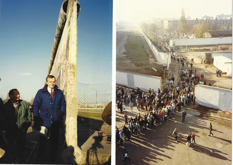 Unseen photos from inside East Berlin the day the Berlin Wall fell