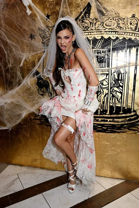 Victoria Justice at Love Zombie Halloween Party and Single Release in Los Angeles - October 21, 2025