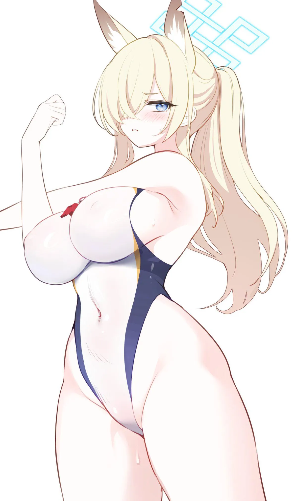 Swimsuit Kanna Stretching