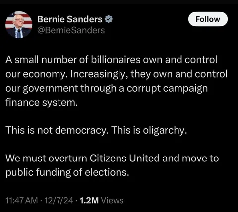 The United Oligarchy of America.
