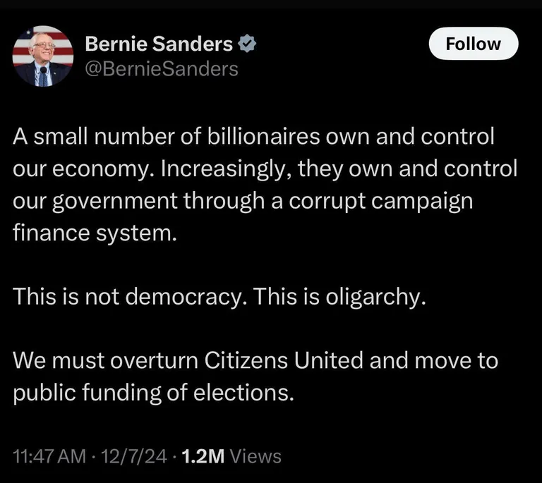 The United Oligarchy of America.