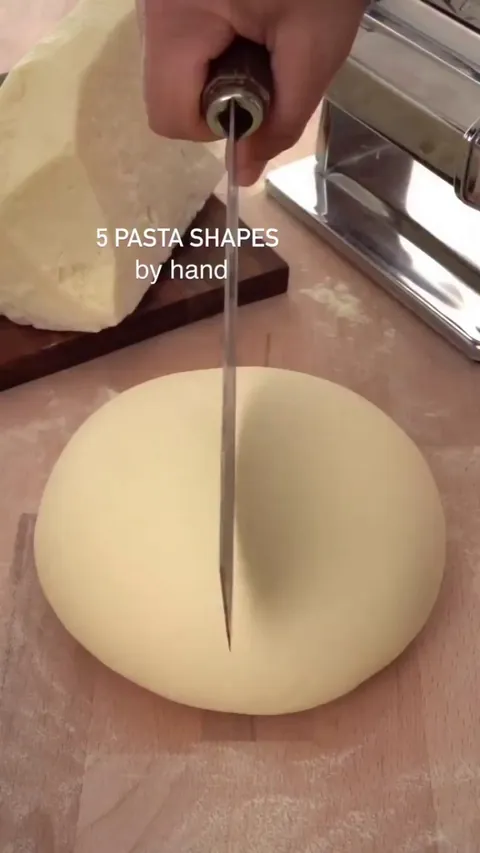Making 5 pasta shapes