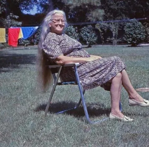 Found some old pictures of my grandmother in 1968. I never knew her, but I inherited her hair. 