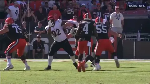 Browns quarterback Deshaun Watson with a potential achilles injury