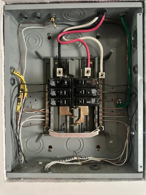 Turned my 1903 three car garage into 1/2 garage and 1/2 bedroom and bathroom my