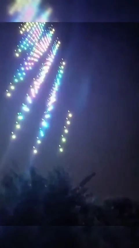 Dron show malfunctioning