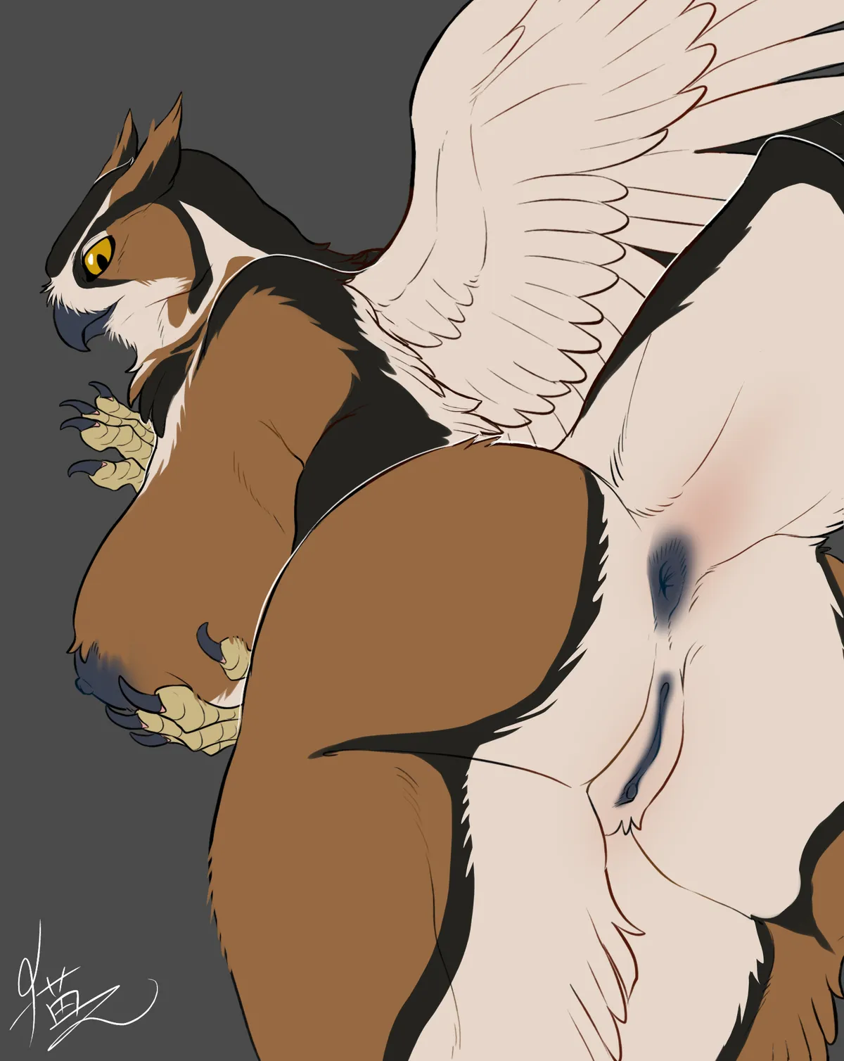 Showing off her hooters (Nekomata_ftnr) [F]