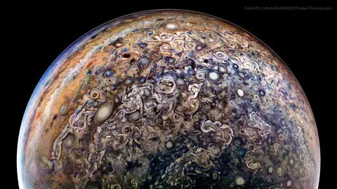 Jupiter's Clouds in High Definition from Juno