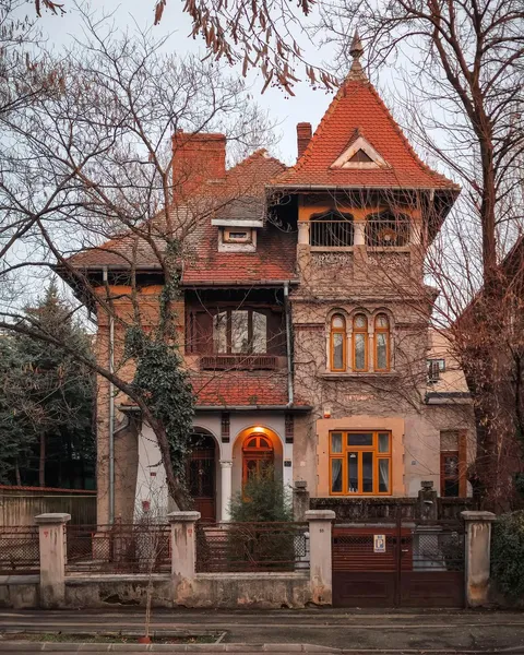 One of the houses in my neighbourhood in Bucharest, Romania