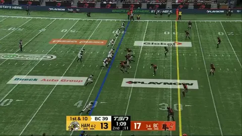 Robert Carter with easily the interception of the year in the CFL