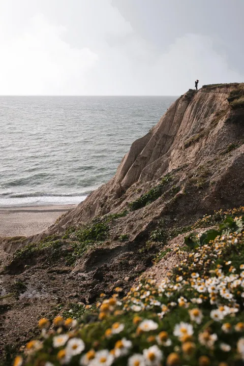 ITAP of my girlfriend and daughter on a cliff.